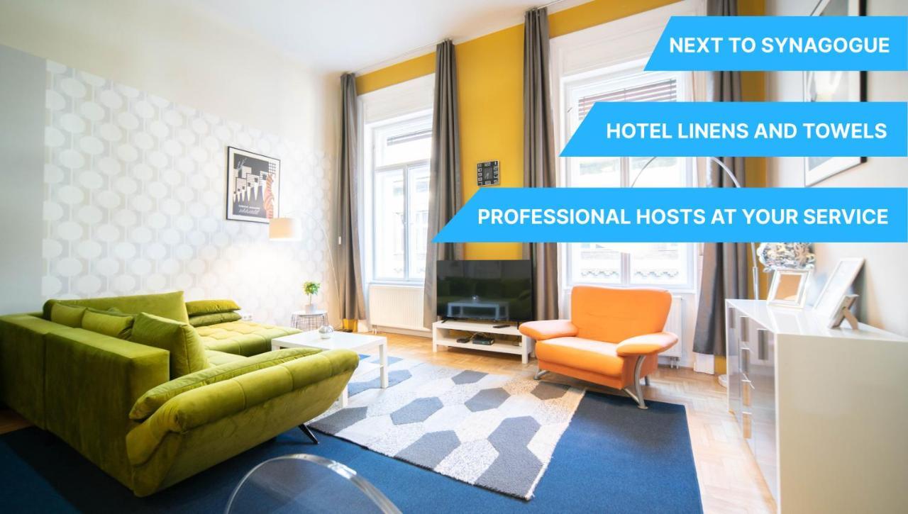 Freeparking - Great Synagogue Apartment, 2 Bedroom, 5 People ,Wifi, Ac Budapest Extérieur photo